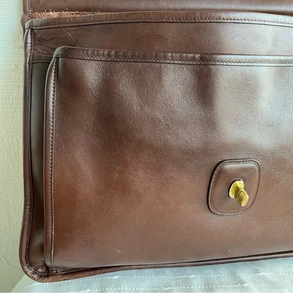 Coach Vintage Y2K Beekman Briefcase 5266 in Mahogany - Picture 4 of 12